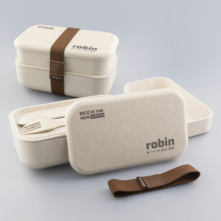 Lunch Box Écologique Personnalisée Boîte Repas avec couverts
